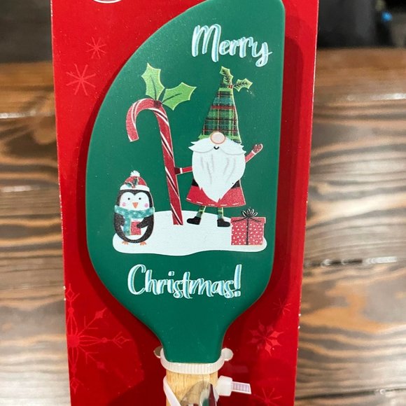 5/$20 NEW 2Pc Gnome Christmas Spatula & Cookie Cutter Set - Picture 2 of 3